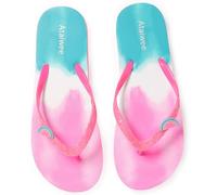 Ataiwee Chanclas para niña, sandalias de playa para niños pequeñas/grandes, sandalias de playa coloridas para niños., Rojo 2002001, 38 EU