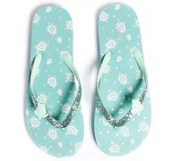 Ataiwee Chanclas para niña, sandalias de playa para niños pequeñas/grandes, sandalias de playa coloridas para niños., Verde 2002001, 35 EU