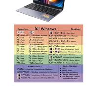 Atajos de teclado - Atajos de teclado generales, multiusos, instrucciones rápidas para Word/, pegatinas de atajos de teclado de 13 a 16 pulgadas para PC portátil