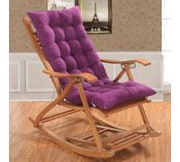 Ataoyus Cojín para silla, cojín de asiento y respaldo para mecedora, muebles de jardín, interior y exterior, patio, respaldo alto, 120 x 50 x 8 cm