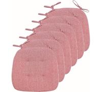 Ataoyus Cojines para Sillas De Cocina con Lazos, Cojines para Sillas De Doble Cara para Comedor, Cojines De Asiento Antidesli, Cojines para Sillas para Sillas De Comedor 43x41cm