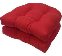 Ataoyus Pack 2 Cojines Lounge Exterior, Cojin Asiento Muebles Mimbre Jardín, Suave y Acogedor Impermeable Cojín de Sillón, Ideal para Comedor Terraza Sala y Restaurante