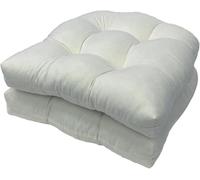 Ataoyus Pack 2 Cojines Lounge Exterior, Cojin Asiento Muebles Mimbre Jardín, Suave y Acogedor Impermeable Cojín de Sillón, Ideal para Comedor Terraza Sala y Restaurante