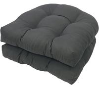 Ataoyus Pack 2 Cojines Lounge Exterior, Cojin Asiento Muebles Mimbre Jardín, Suave y Acogedor Impermeable Cojín de Sillón, Ideal para Comedor Terraza Sala y Restaurante