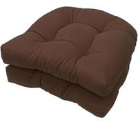 Ataoyus Pack 2 Cojines Lounge Exterior, Cojin Asiento Muebles Mimbre Jardín, Suave y Acogedor Impermeable Cojín de Sillón, Ideal para Comedor Terraza Sala y Restaurante