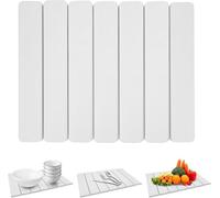 Ataoyus Tapete de Piedra de Secado rápido para Cocina, tapete de Secado de Piedra, Tabla de Drenaje Absorbente, tapete de Secado de Platos Reutilizable para Estante de Drenaje Plegable, encimera