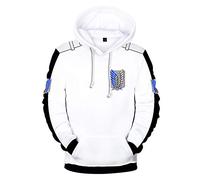 Ataque a Titán Sudaderas con capucha Ataque a Titán Impresión Hombres Creatividad Moda Sudadera Casual Invierno Sudadera Confort Fleece Streetwear Hombre Outwear Chándales