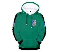 Ataque a Titán Sudaderas con capucha Ataque a Titán Impresión Hombres Creatividad Moda Sudadera Casual Invierno Sudadera Confort Fleece Streetwear Hombre Outwear Chándales