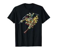 Ataque grupal de las Tortugas Ninja Mutantes Adolescentes Camiseta