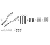 Ataque Trasero GIVI 7707fz para Bauletto Monolock KTM Duke