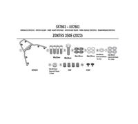 Ataque Trasero soporte para maleta superior GIVI Zontes 350E (2023)