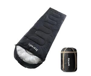 Atarashi Saco de Dormir de Camping para 4 Estaciones para Adultos, Ligero, cálido, Extra Grande con Saco de compresión, Ideal para Senderismo, mochileros y Aventuras al Aire Libre en climas fríos, 33