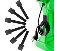 ATARAXIA HOME Set de 6 Recoge Cables Adhesivo - Organizador de Cables para Electrodomésticos y Cocina - Recogecables Adhesivos - Organizador Cabos, Recogedor de cables (6 Unidades)