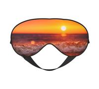 Atardecer Con Olas Del Mar Estampado, Cubreojos completos Antifaz bloqueador de luz Antifaz para dormir Antifaz suave con los ojos vendados Noche