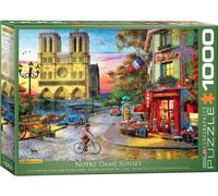 Atardecer De Notre Dame Rompecabezas De 1000 Piezas 680Mm X 480Mm (Pz)