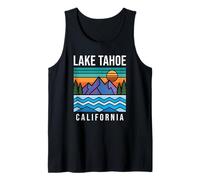 Atardecer en Lake Tahoe California Camiseta sin Mangas