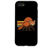 Atardecer Panda Rojo Retro Vintage Carcasa para iPhone SE (2020) / 7 / 8
