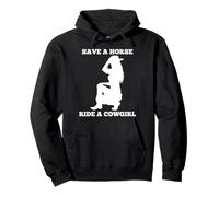 Atardecer Salvar Un Caballo Paseo Un Sudadera con Capucha