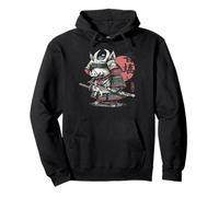 Atardecer Samurai Jabalí Guerrero Japonés Ukiyo-e Estilo Sudadera con Capucha