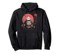 Atardecer Samurai Panda Guerrero Japonés Ukiyo-e Estilo Sudadera con Capucha