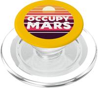 Atardecer Vintage Ocupar Marte Colonización PopSockets PopGrip para MagSafe