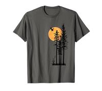 Atardecer Y Selva Vibrante Jungla Atardecer Naturaleza Camiseta