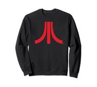 Atari Red Logo Retro Vintage Gamer Fun Graphic Look Sudadera