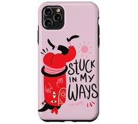 Atascado en mis caminos - Monstruo de positividad surrealista en un sombrero Carcasa para iPhone 11 Pro Max