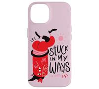 Atascado en mis caminos - Monstruo de positividad surrealista en un sombrero Carcasa para iPhone 14