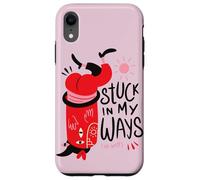 Atascado en mis caminos - Monstruo de positividad surrealista en un sombrero Carcasa para iPhone XR