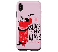 Atascado en mis caminos - Monstruo de positividad surrealista en un sombrero Carcasa para iPhone XS Max