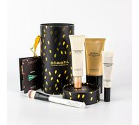 Atashi Cofre Ritual No Make Up-Make Up con DD Cream y Contorno de Ojos | Incluye DD Cream tono medio, contorno iluminador, exfoliante Radiant Skin y brocha profesional para un ritual completo