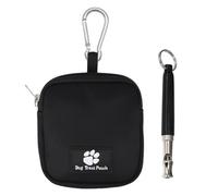 ATBUSS 1 Bolsa De Bocadillos para Gatos Y Perros Y 1 Silbato, Riñonera Multifuncional para Entrenamiento De Perros, Bolsa Práctica para Exteriores, Suministros para Mascotas.