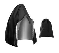 ATBUSS 1 funda negra para silla de huevo 210D, 1 bolsa de almacenamiento, cubierta para silla colgante de jardín, resistente al agua, cubierta para silla de columpio para exteriores (190 x 115 cm)