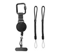 ATBUSS 1 Pieza De Soporte Retráctil para Teléfono Móvil Y 2 Piezas De Cuerda Telescópica Protectora, Cuerda De Seguridad Portátil para Teléfono Móvil, Soporte Antirrobo para Teléfono Móvil.