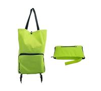 ATBUSS 1 pieza verde plegable bolsa de carrito plegable, carrito de compras de supermercado, impermeable práctica bolsa de compras, carrito de la compra, bolsa de tela Oxford portátil