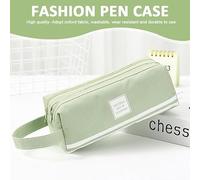 ATBUSS 2 Estuches Y 2 Hebillas para Colgar Flores, Bolsa De Papelería De Doble Capa De Gran Capacidad, Estuche De Tela Oxford, Adecuado para Guardar Lápices, Bolígrafos Y Reglas.