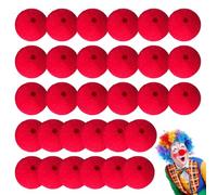 ATBUSS 30 Piezas De Narices De Payaso, Accesorios para Actuaciones Escénicas, Maquillaje para Actuaciones De Circo E Interesantes Materiales Hechos A Mano.