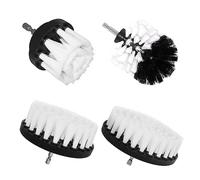 ATBUSS 4 cepillos de limpieza, cabezales de cepillo de limpieza intercambiables, cepillo de limpieza giratorio multifuncional, cepillo para taladro, herramientas de limpieza del hogar.