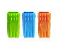 ATBUSS Cepillo para El Cabello Pegajoso De 3 Piezas con Columna De Silicona, Cepillo De Limpieza Hueco para Mascotas, Peine para El Cabello Pegajoso para Gatos, Herramienta De Limpieza para