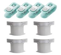 ATBUSS Fijador De Sábanas De 4 Piezas Y Hebillas De Fijación De Edredones De 4 Piezas, Clips De Fijación Multifuncionales Antidesplazamiento, Prácticas Herramientas Domésticas, Edredones Y Sábanas.