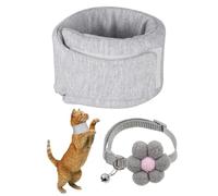 ATBUSS Funda Protectora para El Cuello para Mascotas De 1 Pieza Y Collar De 1 Pieza, Collar Práctico De Protección para El Cuello, Anillo De Protección para Mascotas, Postoperatorio Y Otras Escenas.