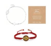 ATBUSS Pulseras De Cruz De Perlas De 2 Piezas, Ligeras Y Cómodas, con Bonito Significado, Aptas para Bautizo De Primera Comunión Infantil para Llevar Y Regalar.