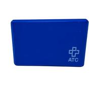 ATC Handels GmbH Bloque de yoga en diferentes colores como ayuda para asanas, pilates y ejercicios de yoga, bloque de estiramiento, bloque de yoga, ladrillos de yoga, color azul