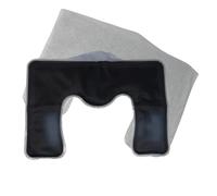 ATC Handels GmbH Bolsa de agua caliente con relleno natural con funda de algodón - botella de agua caliente para hombros y cuencos, compresa de pantano, para uso en frío y calor (calentador de cuello)