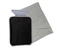 ATC Handels GmbH Bolsa de agua caliente con relleno natural con funda de algodón - botella de agua caliente para hombros y cuenca, compresa de pantano, para uso en frío y calor (botella de calor)