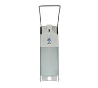ATC Handels GmbH Dispensador desinfectante robusto de aluminio de alta calidad, dispensador de jabón o detergente con brazos cortos y largos para uso en codos (1000 ml, brazo largo)