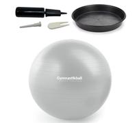 ATC Handels GmbH Juego de pelotas de gimnasia de 45, 55, 65 y 75 cm de diámetro, incluye tapa, bomba de pelota, abridor de válvulas y cinta métrica, fitness, terapia y como pelota de asiento para