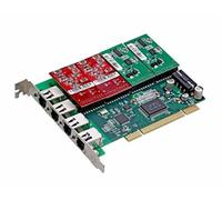 Atcom ax400p pci 4x fxo/fxs card mainboard, pci interface,(modules not
