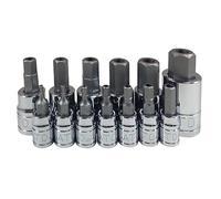 ATD Tools 13795 Juego de llaves hexagonales métricas resistentes a manipulaciones, 13 piezas, 1 paquete